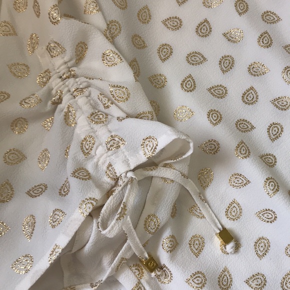 NWT Michael Kors Smocked Waist Top - Picture 9 of 16